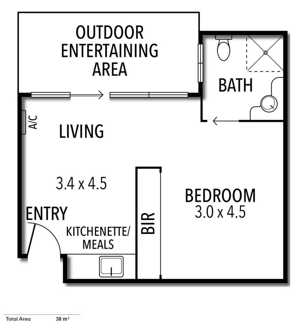 Chic Serviced Apartment with Modern Elegance and Outdoor Space