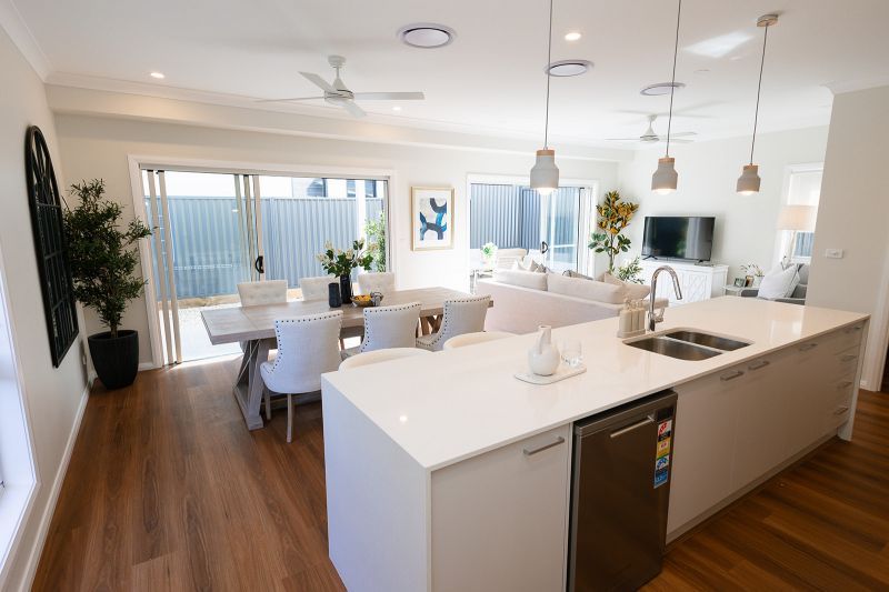 Nestled among beautifully landscaped grounds