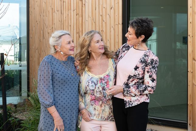 Lyn, Anita and Pam are enjoying living at Lifestyle Communities Riverfield