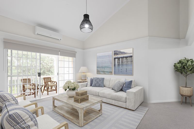 Immaculately maintained upper-level unit with district views and easy access ramp.