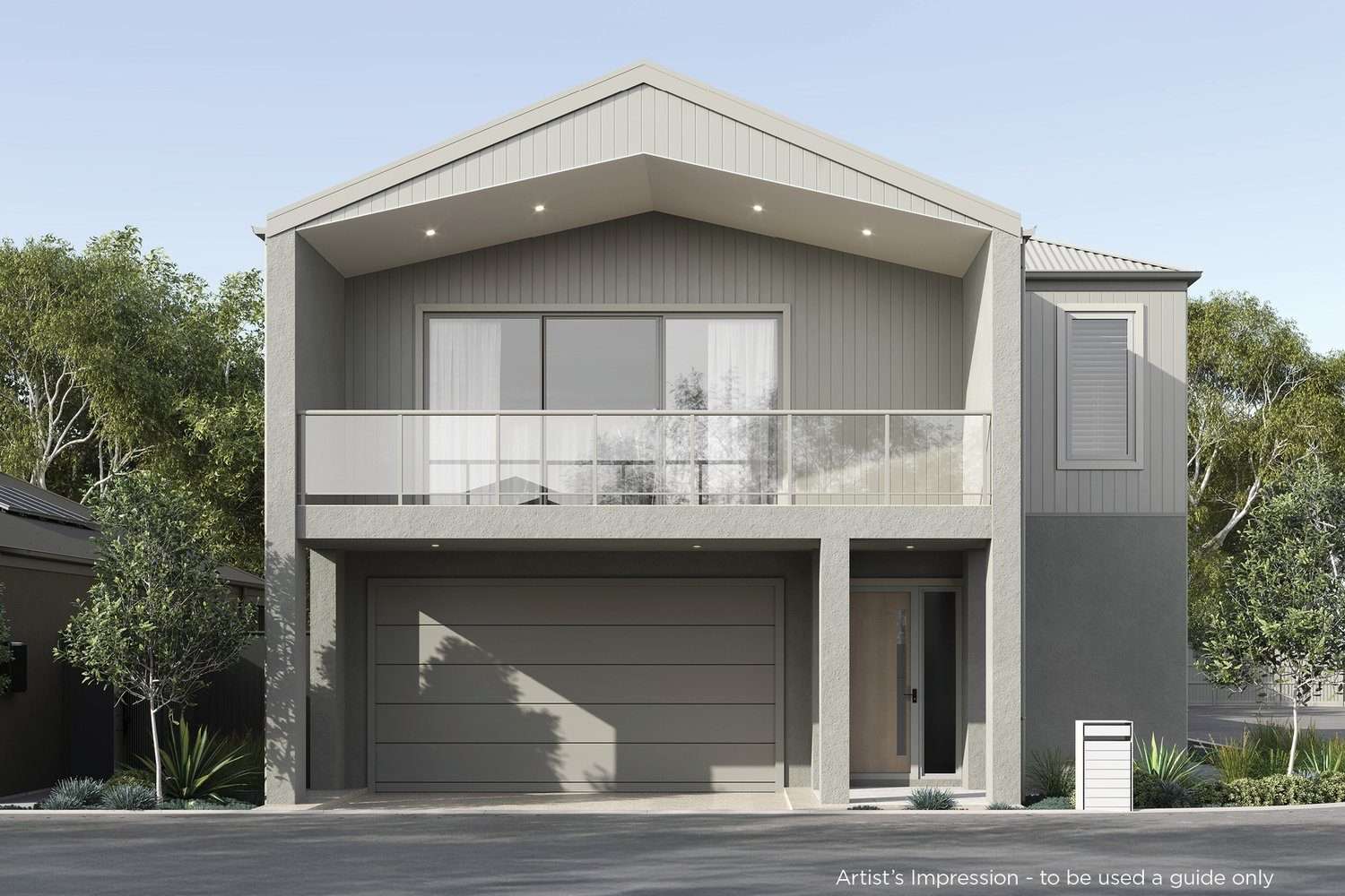 Contemporary Double-Storey Design with Lakeside Luxury