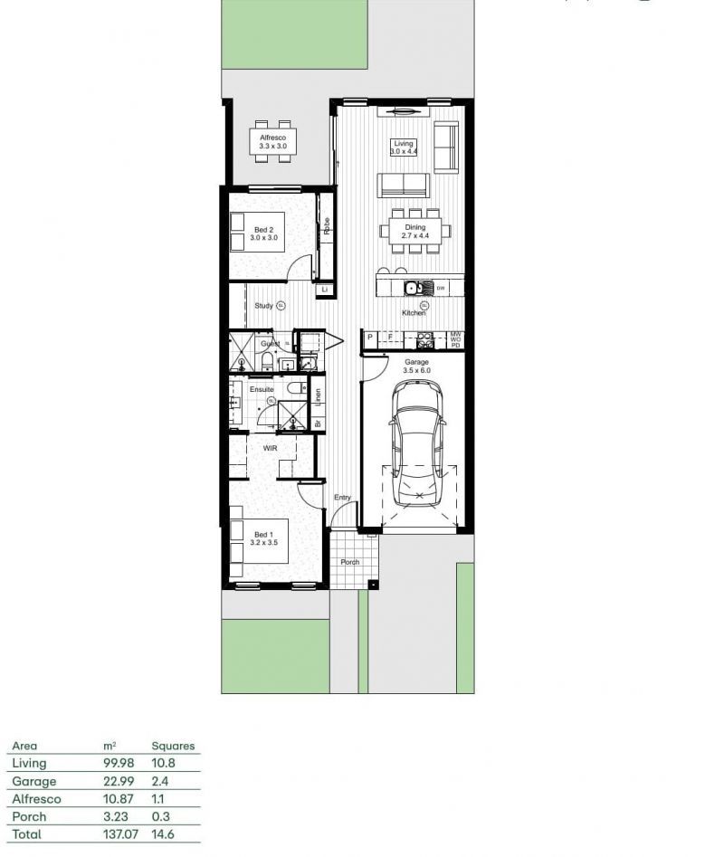 Elegant New 'Peacock' Floorplan Retreat with Open-Plan Design