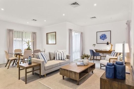Enjoy serene living in this modern two-bedroom villa