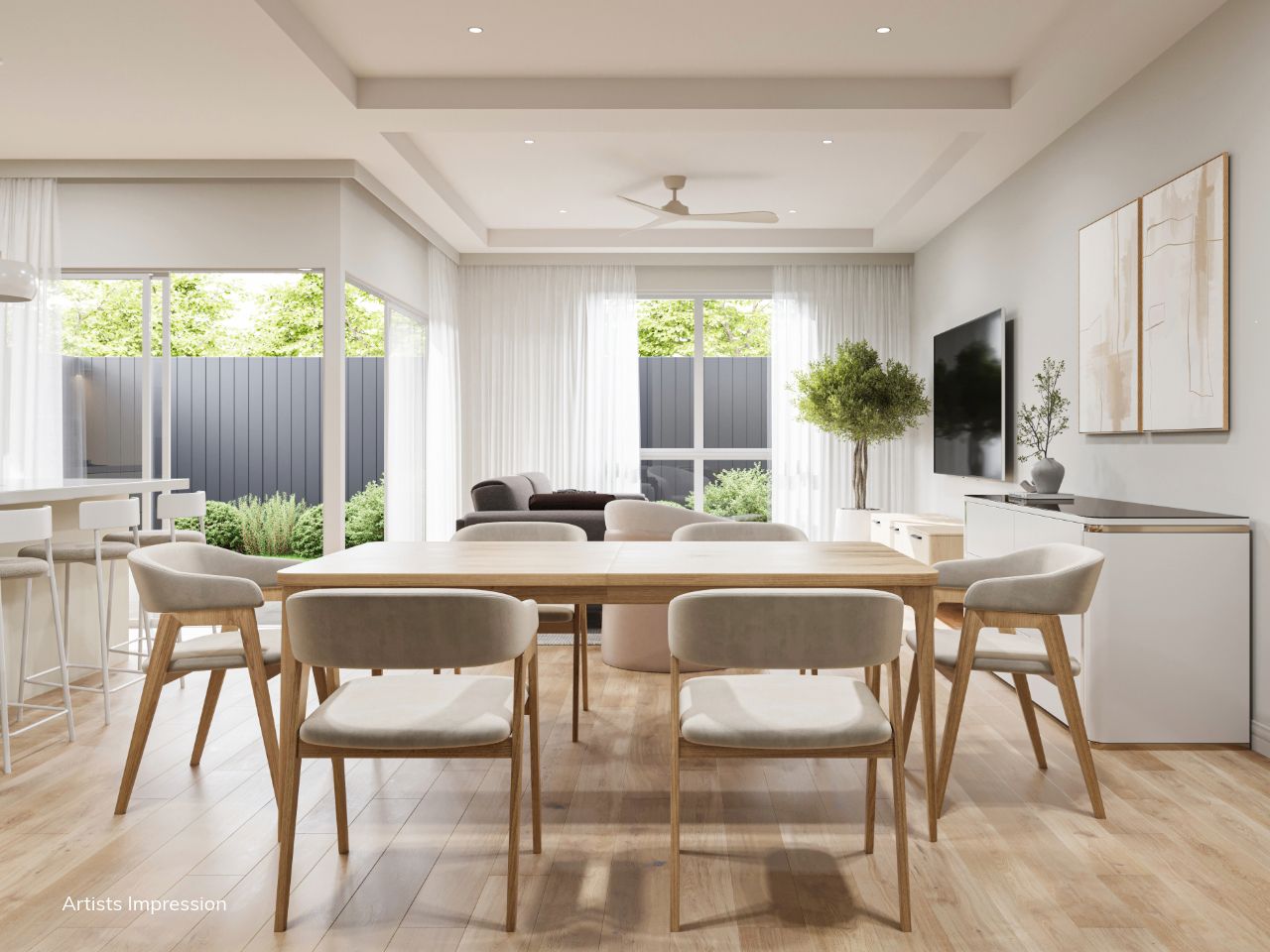 Contemporary coastal living