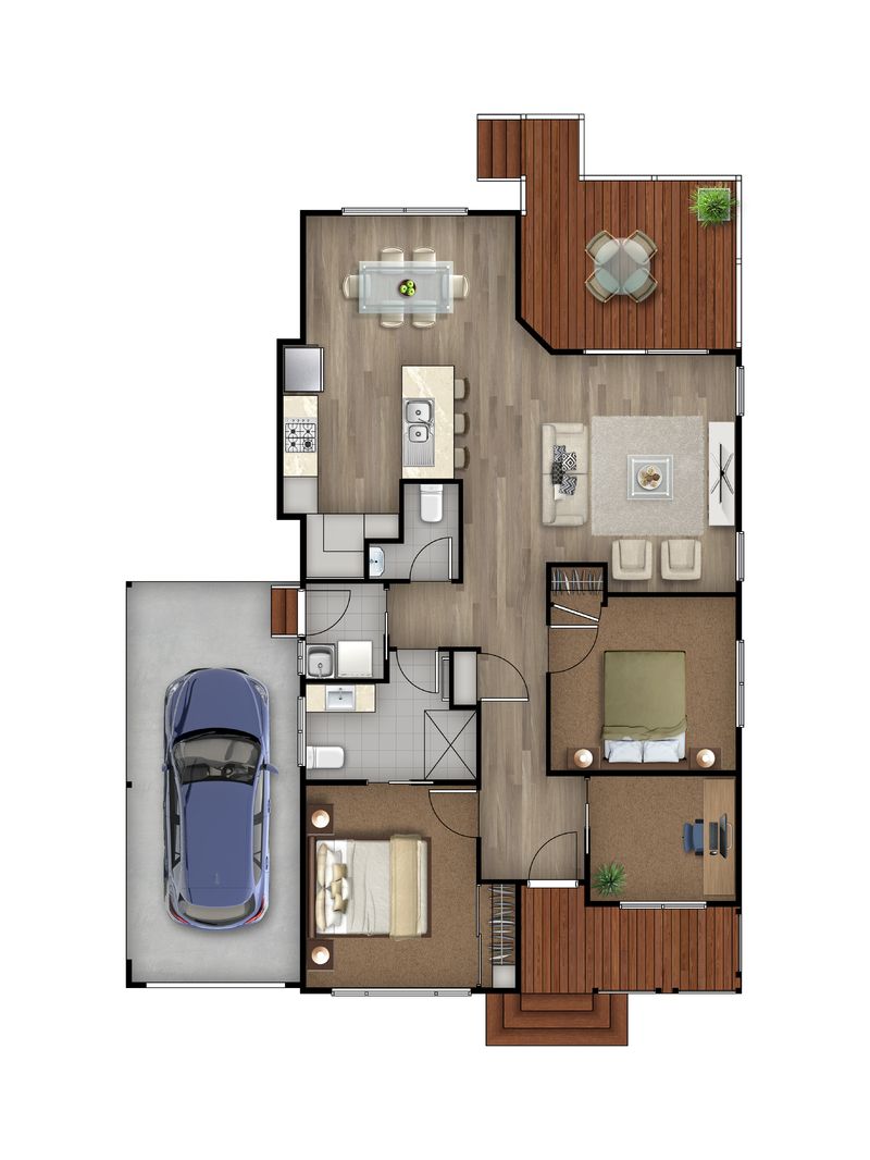 Brand new Two bedroom plus Study in Morisset