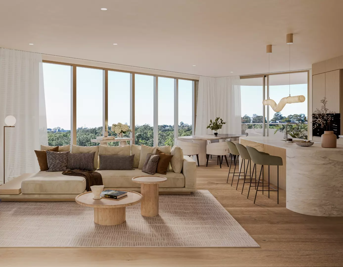 Maple Apartment G16 | Oversized 3-Bedroom + Study Ground-Floor Living with Bushland Outlook