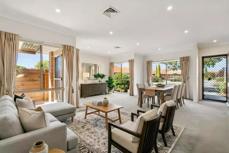 Stylish 2-bed + study villa with large open-plan living area