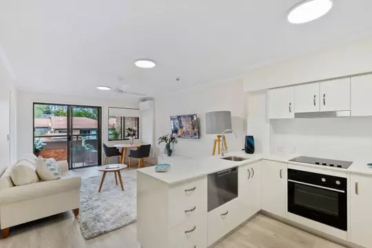 Modern apartment with private balcony