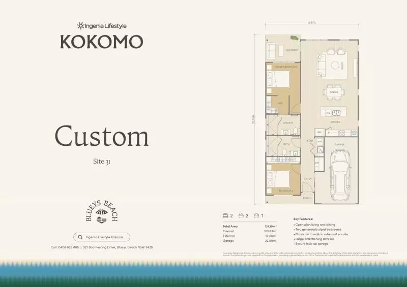 A unique take on modern coastal living, this custom home is designed with lifestyle in mind.