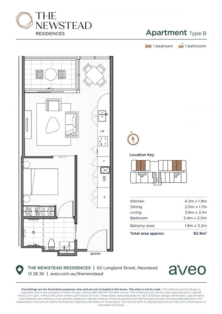 Seamless and light-filled one-bedroom apartment