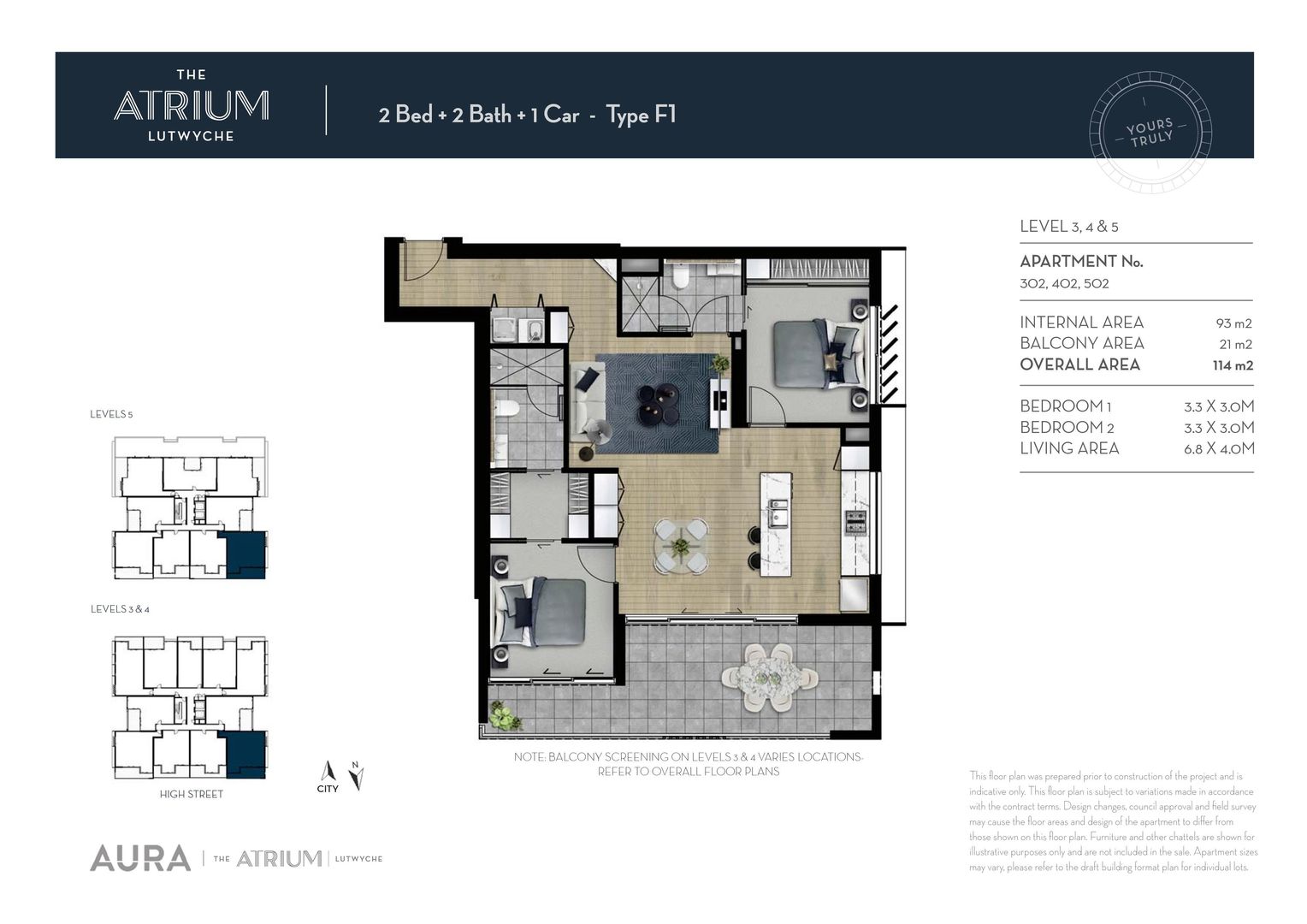 Bright and spacious, north-facing apartment