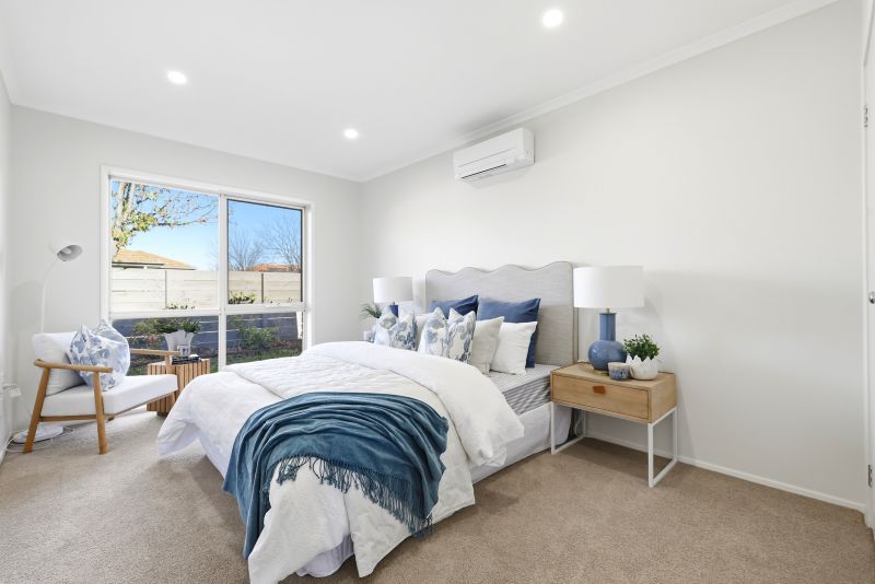 Rare north-facing corner home with garden views