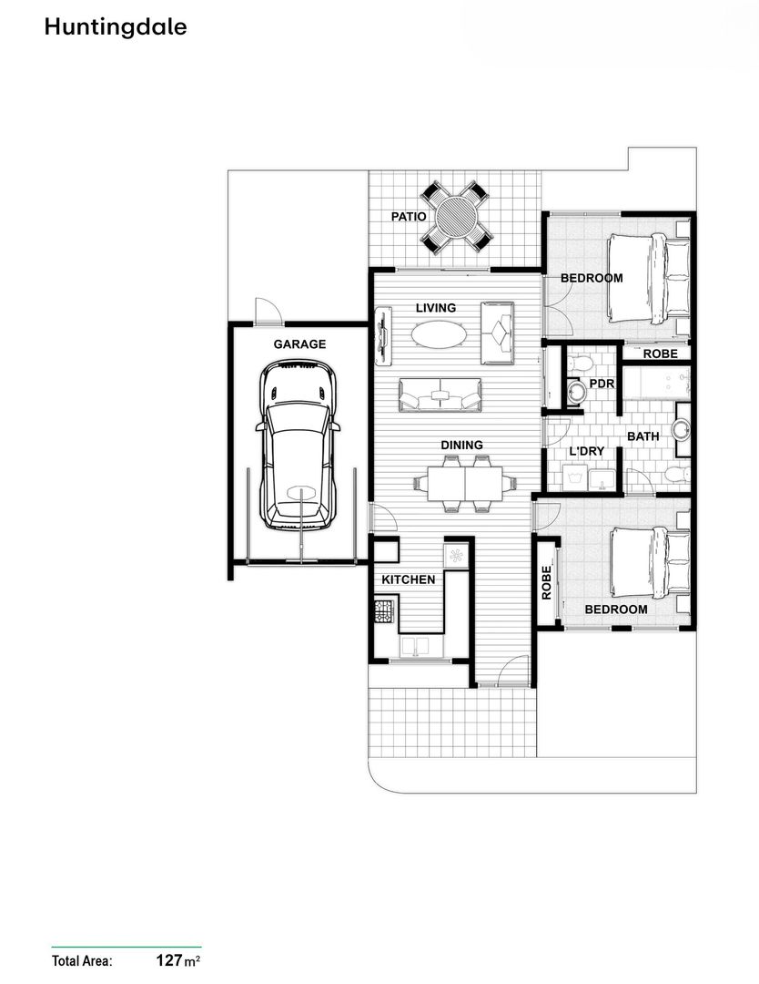 Stylish Home with Private Garden near Clubhouse