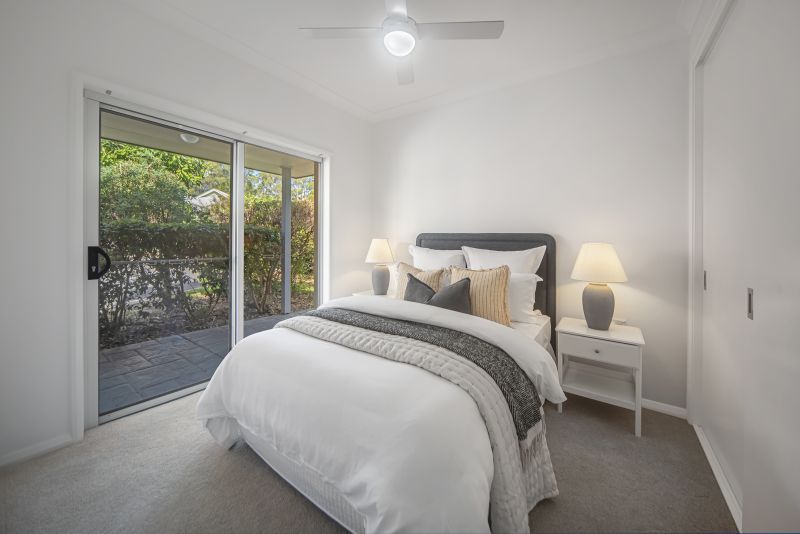 Modern villa with water views