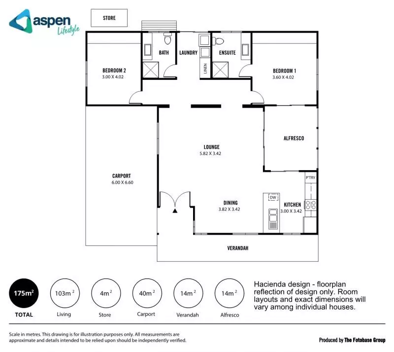Hacienda – north-facing contemporary home