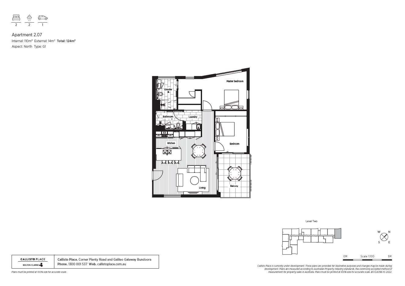 Apt 207 - Light-Filled Two-Bedroom Apartment with Private Balcony & Elegant Finishes