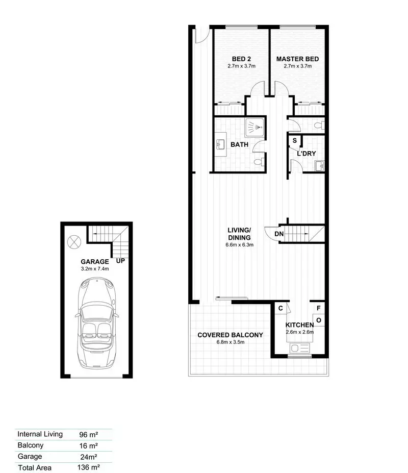 Bright, Private Villa with Study and Sunny Balcony