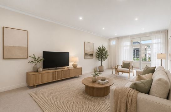 Stylish north-facing two-bedroom apartment!