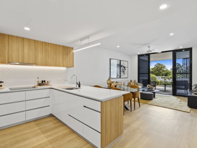 Open-plan two-bedroom apartment