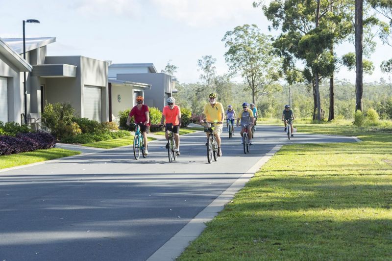 This home has un-interrupted woodlands view.