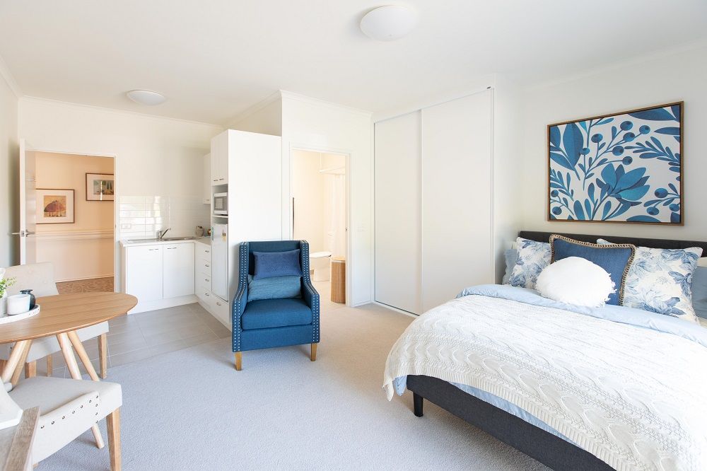 Stylish studio serviced apartments at Templestowe Village