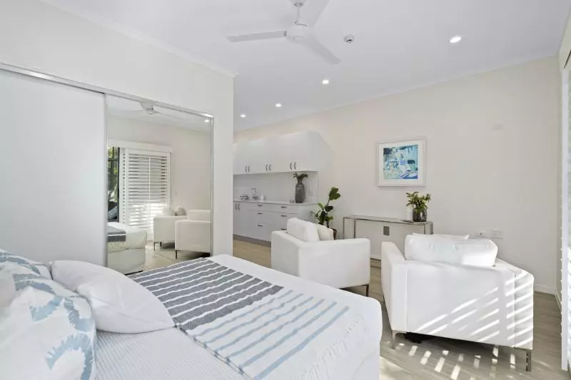 Peaceful retirement living studio apartment