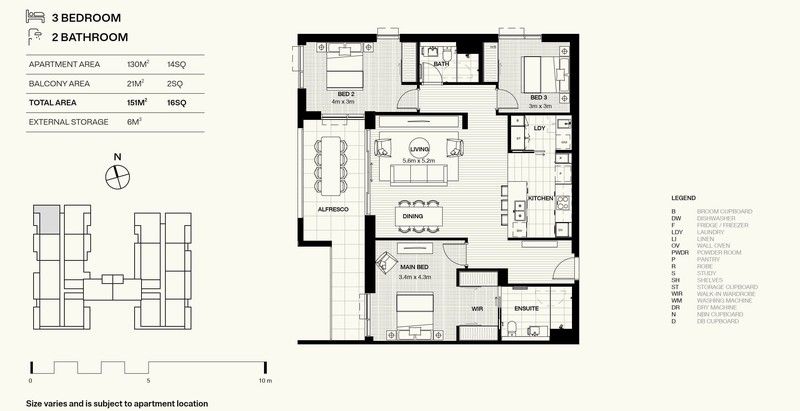 City Views and Spacious Design in Exclusive Apartment