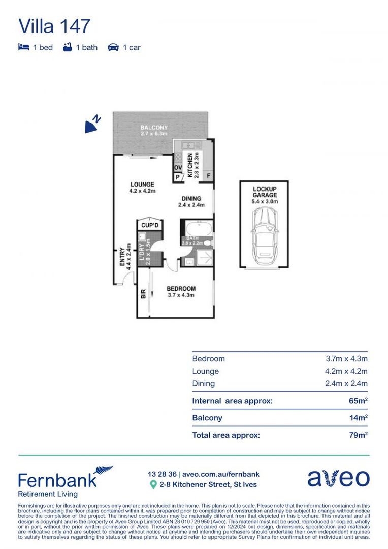 Light & bright one-bedroom unit