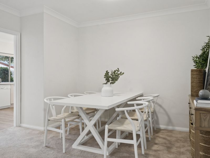 Spacious ground floor villa with garden outlook