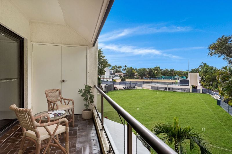 Renovated upper-level two-bedroom villa with views