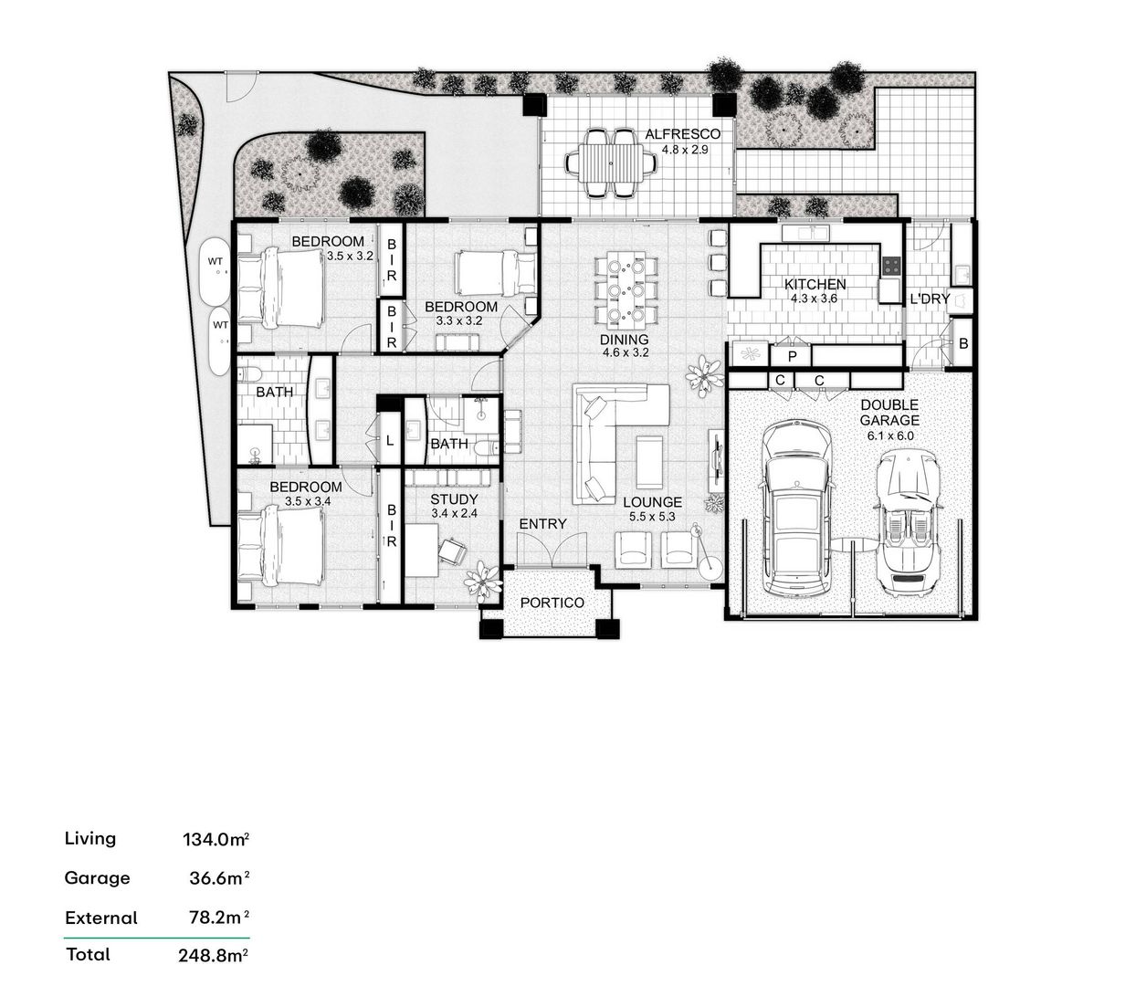 Expansive Floorplan with Golf Course Views