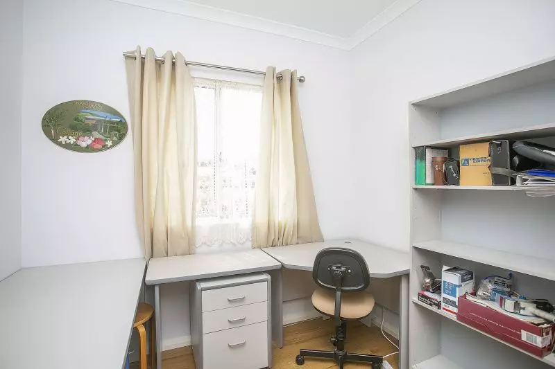 Front & Centre! 2 bed, 2 bath plus study with beautiful pond views