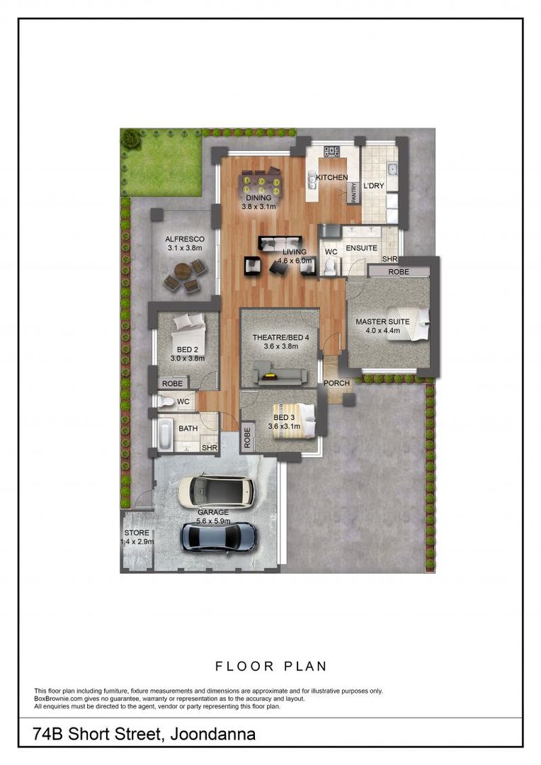 Modern Living With Tranquil Park Views