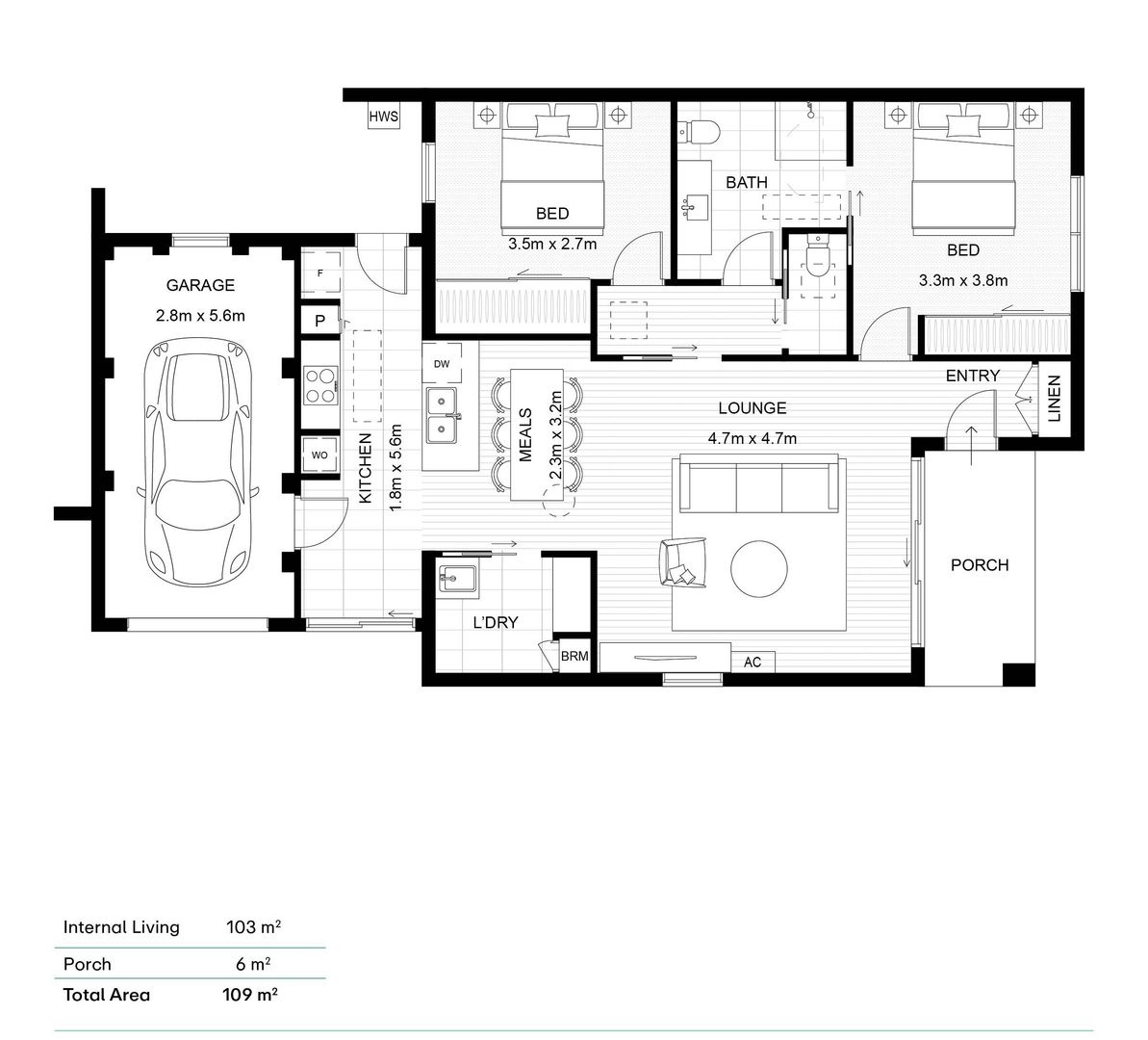 Bright, Spacious and Modern