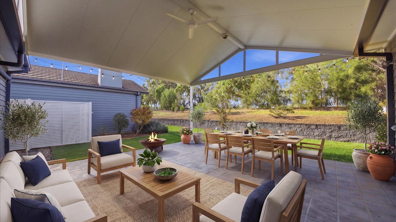 Privacy, space and treelined views