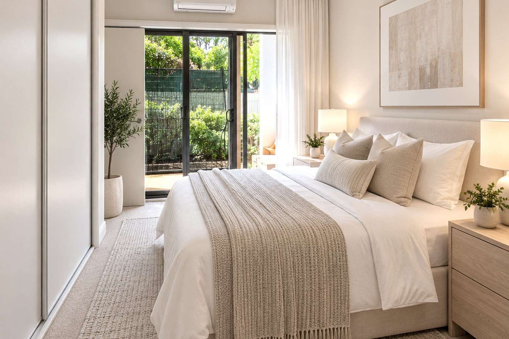 Newly Refurbished One-Bedroom Apartment with Courtyard