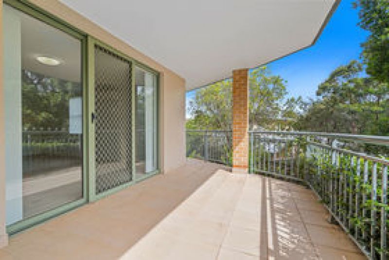 North-facing ground level unit set in enviable park-like surrounds