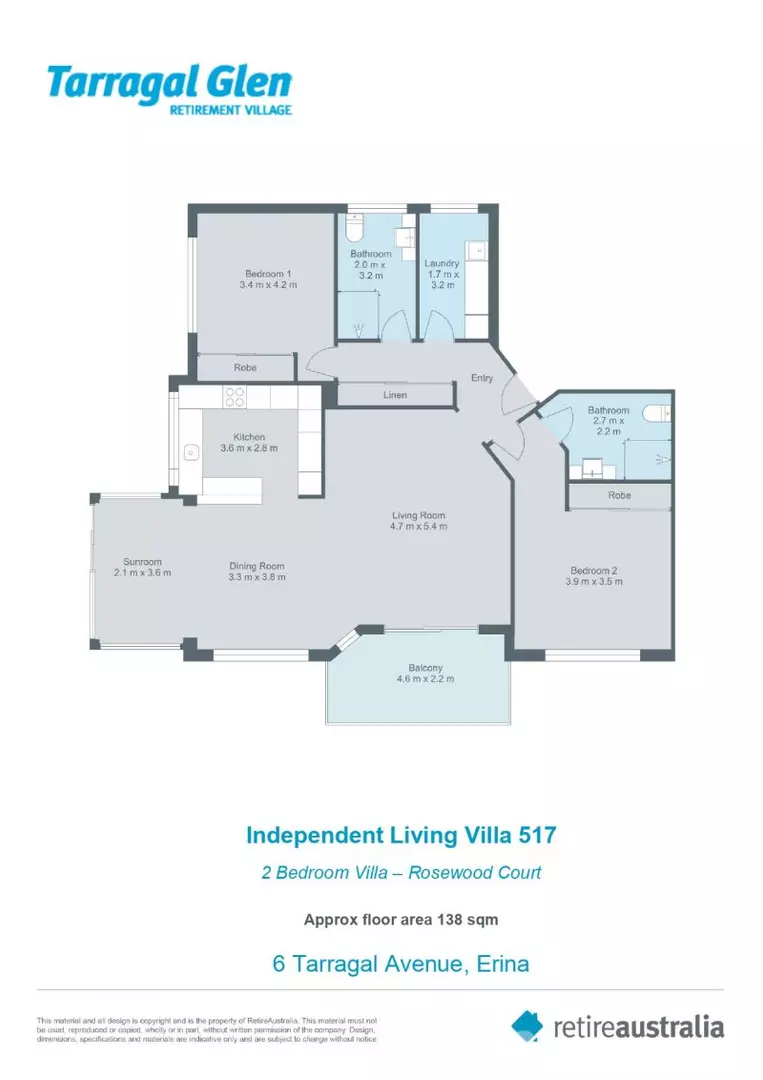 Rosewood Court Apartment building at Tarragal Glen!