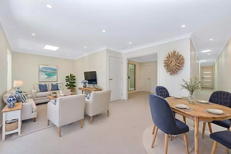 Sun-Filled Three-Bedroom Villa with Balcony and Private Garage