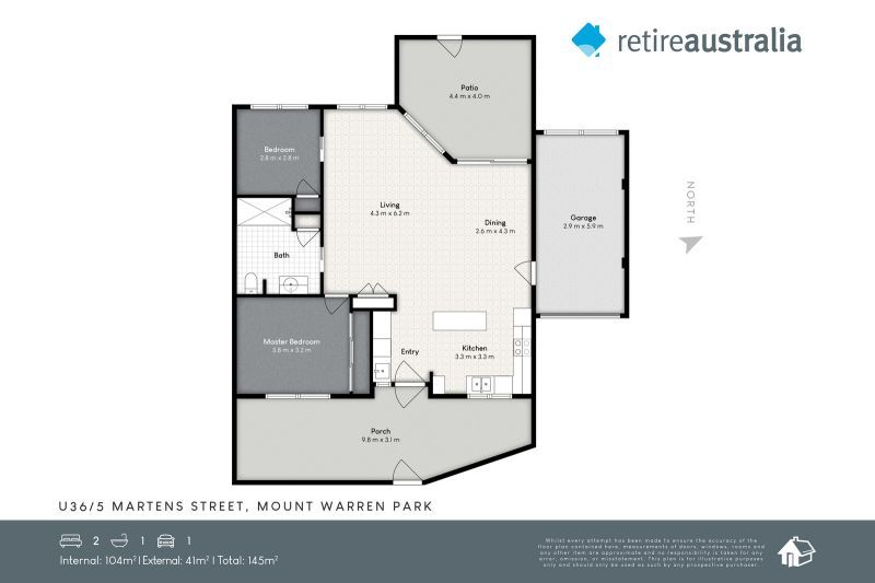 Retirement living at its best, located in a sought-after community.