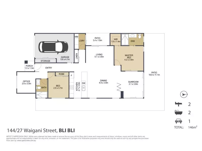Site 144 - Established Coolum