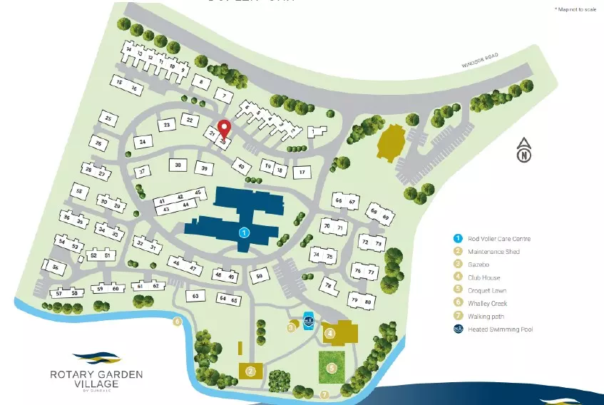 Discover the perfect blend of modern & convenient! Unit 20 at Rotary Garden Village