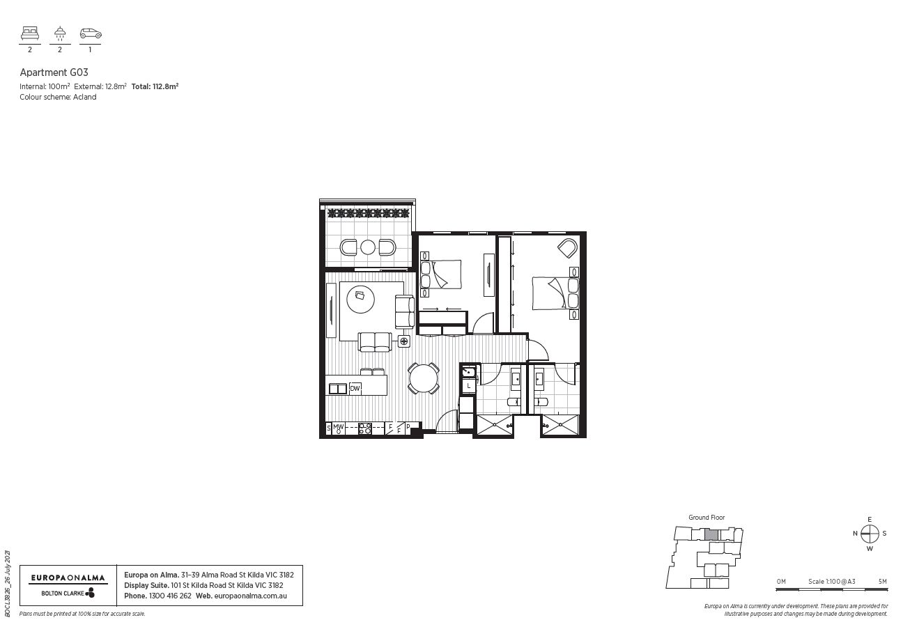 Apt G03 - Ground-Floor Comfort with Morning Sun & Premium Retirement Living Features