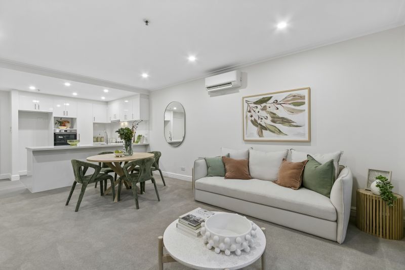 Bright & spacious one-bedroom apartment with gum tree & playing fields view