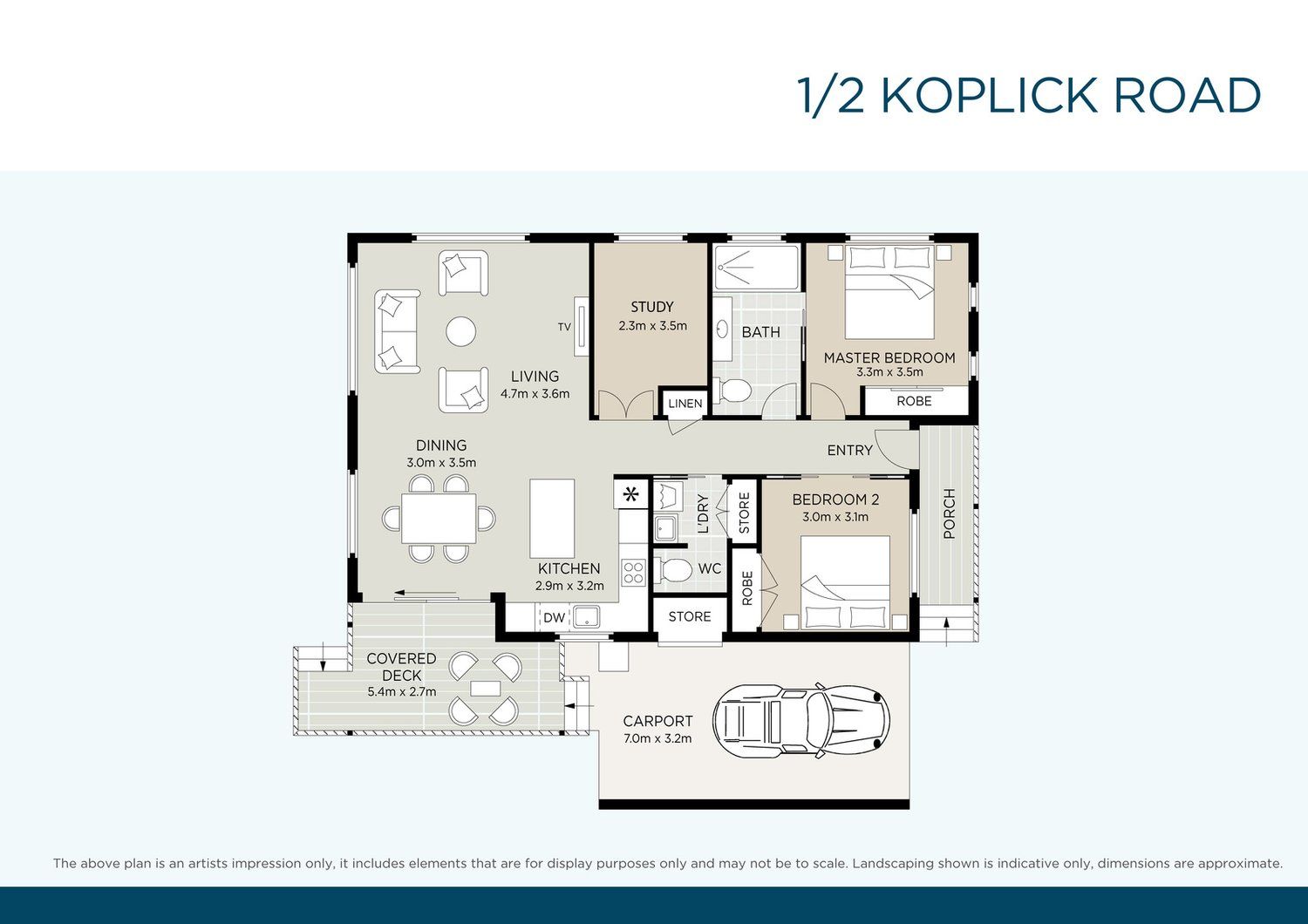 Spacious Living with Cathedral Ceilings