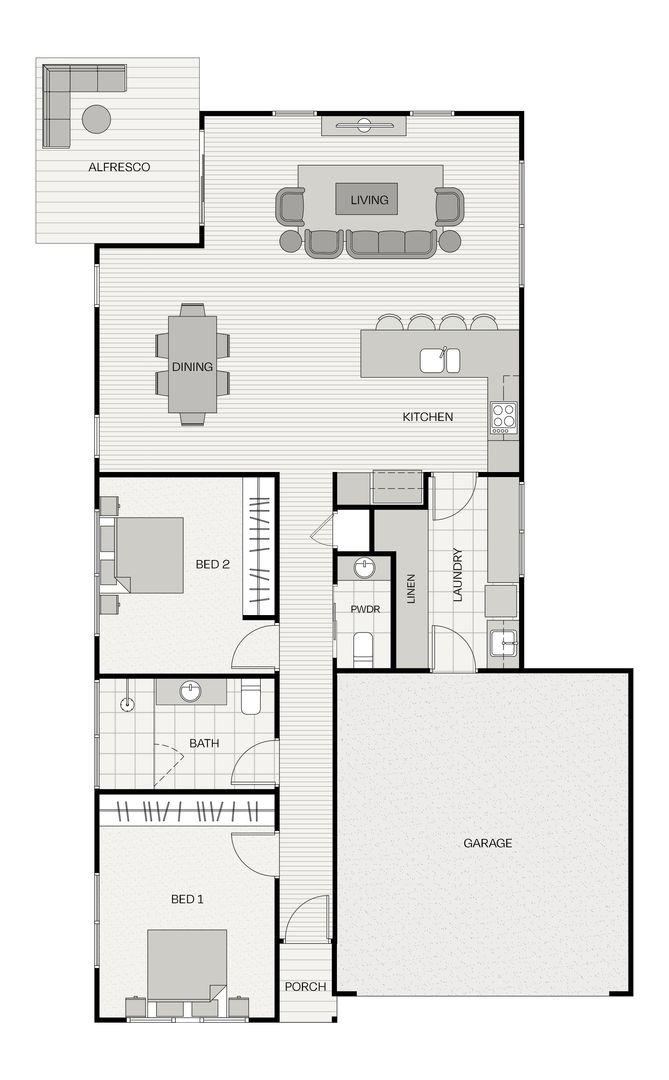 Say hello to style, simplicity and your dream life in The Sawyer - Lot 240.
