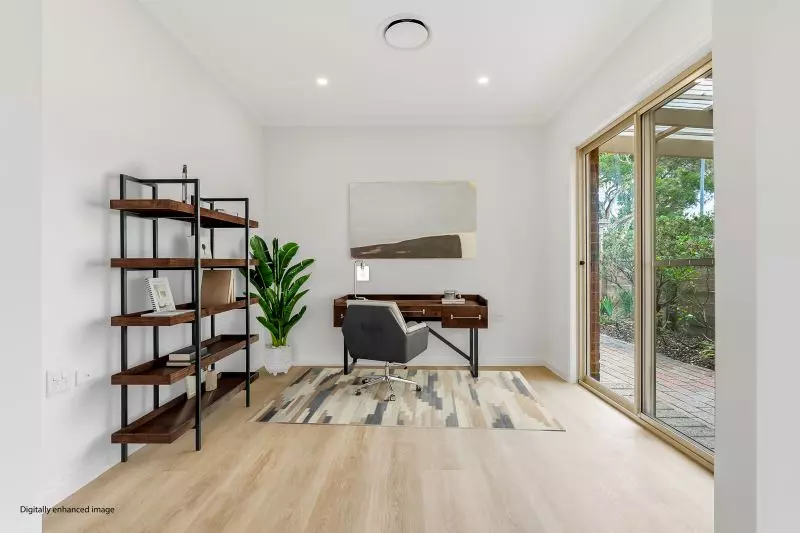 Fully renovated two-bedroom with views to Harry Pottage reserve