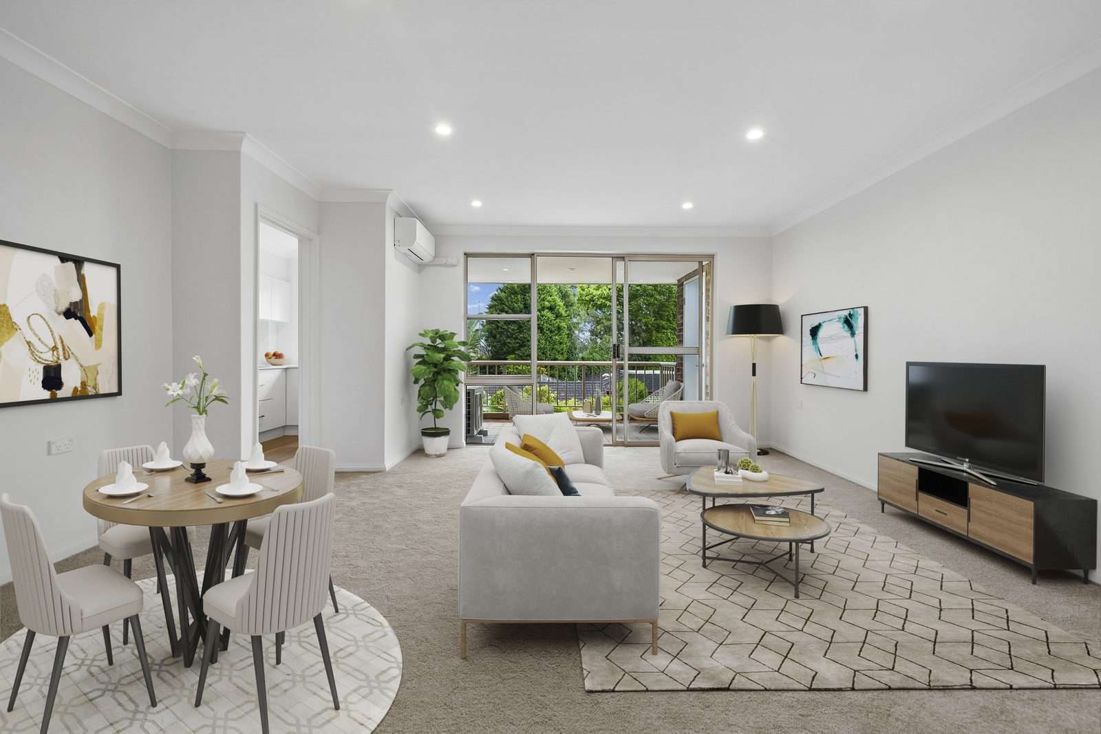 Freshly Renovated, Light-Filled Living