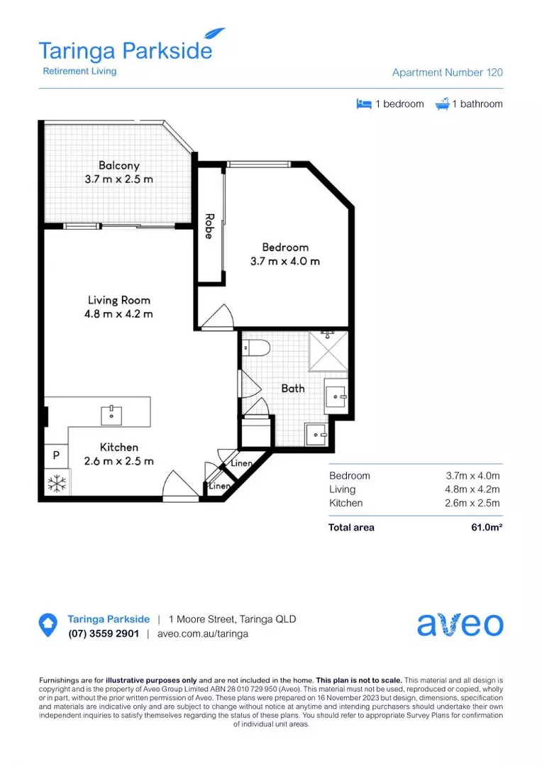 Brand new and well-designed one-bedroom apartment