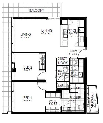 Space and openness greets you as you walk through the door and then the view!